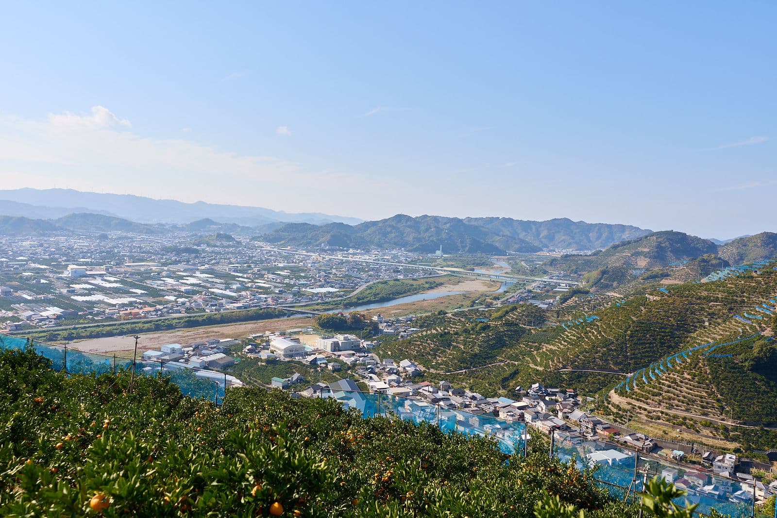 有田川町の全景